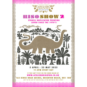 The Riso Show 2 Exhibition Poster