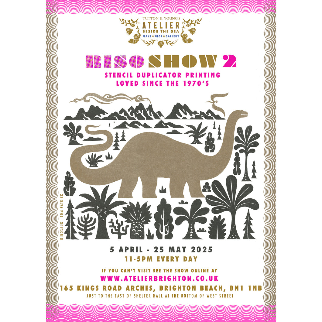 The Riso Show 2 Exhibition Poster