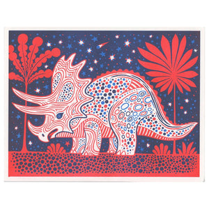 Triceratops Print
