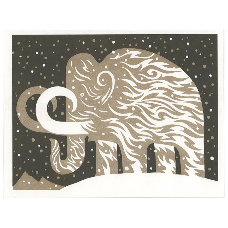Woolly Mammoth Print