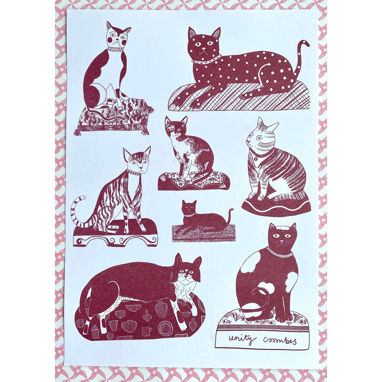 Staffordshire Figure Cats