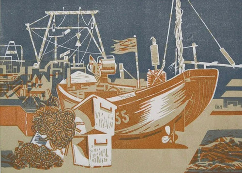 A Boat at Hastings Print