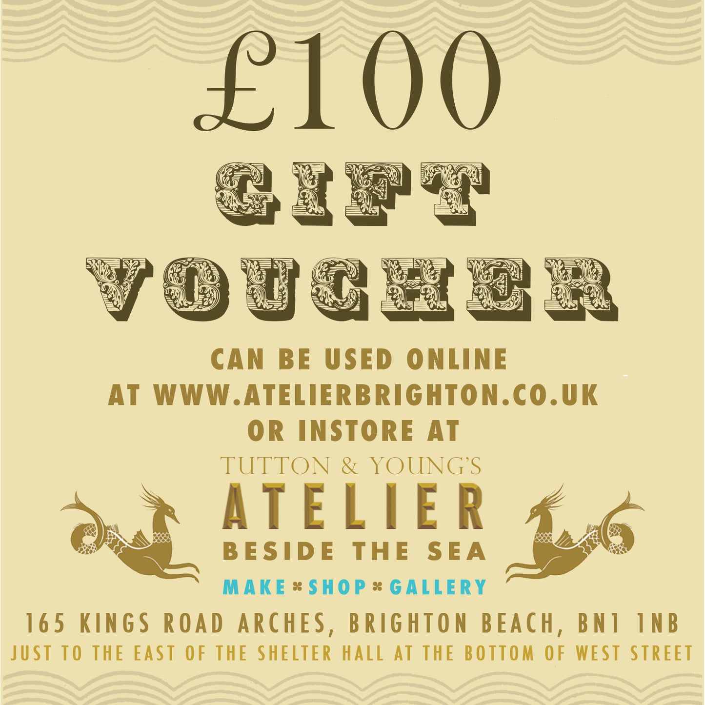 Atelier Beside the Sea Gift Card