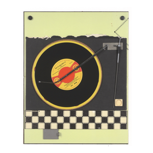 Ode to Love Record Player Print