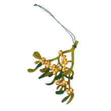 Load image into Gallery viewer, Mistletoe Wooden Ornament