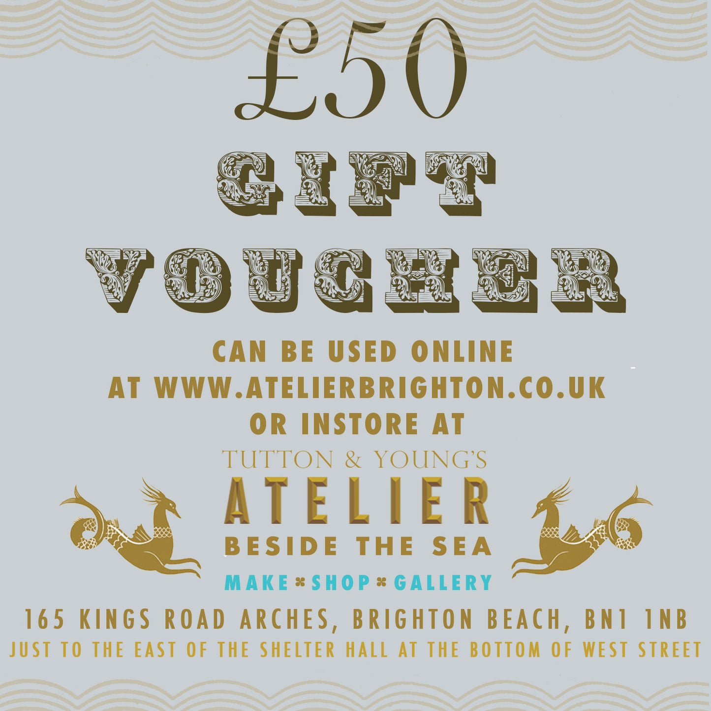 Atelier Beside the Sea Gift Card