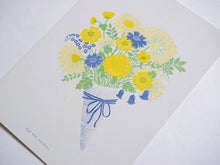 Load image into Gallery viewer, May Day Flowers Risograph Print