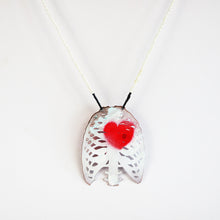 Load image into Gallery viewer, Ribcage and Heart Statement Necklace