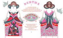 Load image into Gallery viewer, Bertha Tea Towel  / Cut and Sew Kit - A silkscreen design
