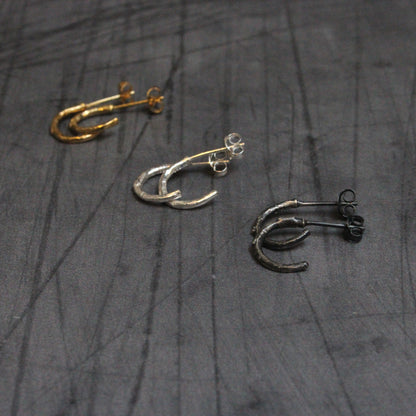 Branch Hoop Earrings Mini