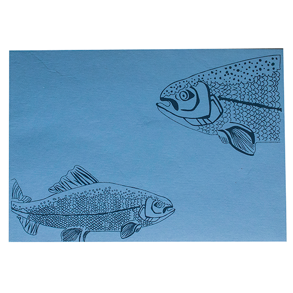 Trout Greeting Card