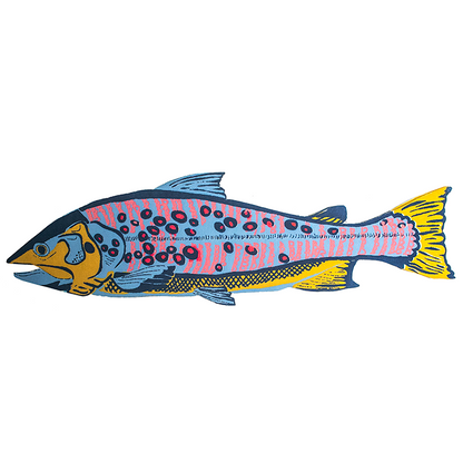 Trout Greeting Card