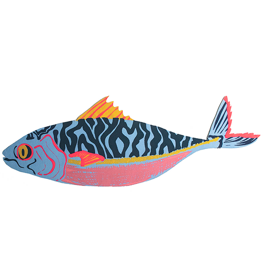 Mackerel Greeting Card
