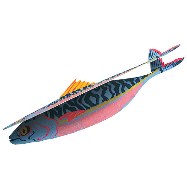 Mackerel Greeting Card