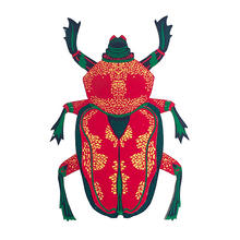 Load image into Gallery viewer, Scarab Beetle Greeting Card