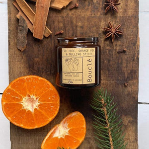 Fir Tree, Orange Oil & Mulling Spices Winter Soy Wax Candle