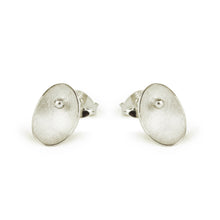 Load image into Gallery viewer, Single Small Seed Silver Stud Earrings