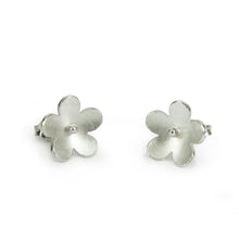 Load image into Gallery viewer, Blossom Silver Stud Earrings