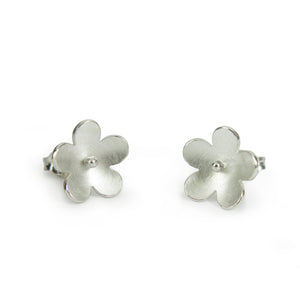 Blossom Silver Stud Earrings