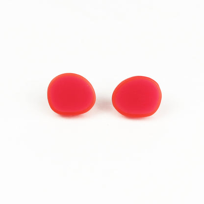 Large Oval Resin Studs