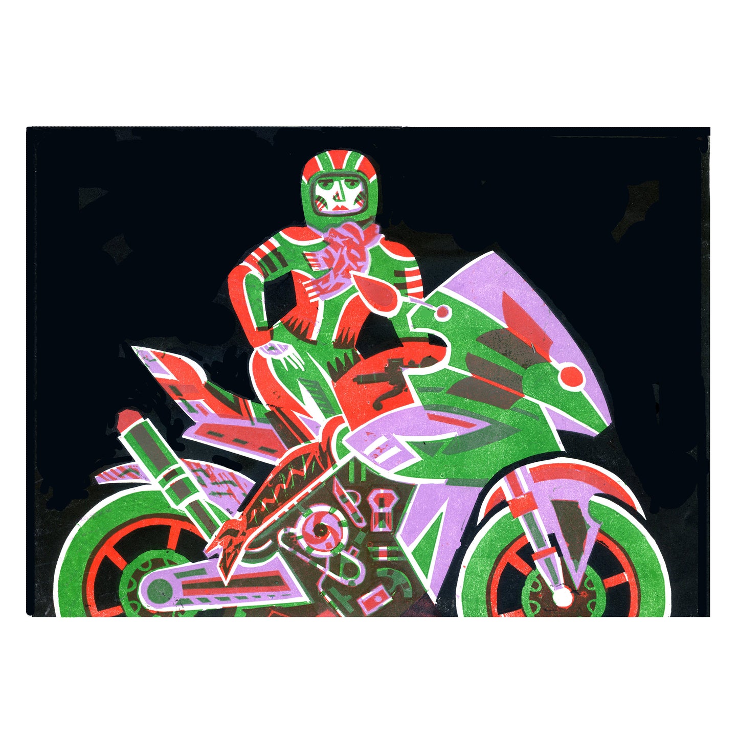 Motor Siren Print