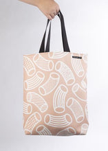 Load image into Gallery viewer, Macaroni Print Long Handle Tote Bag