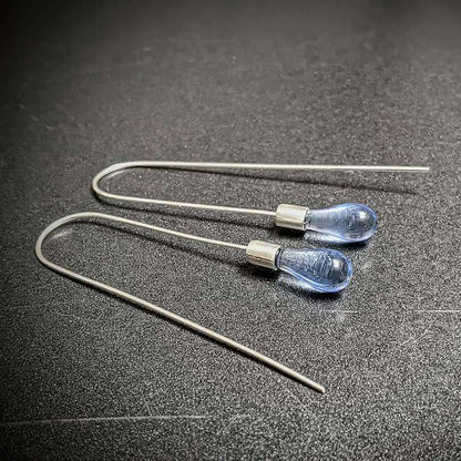 Droplet Earrings with Silver
