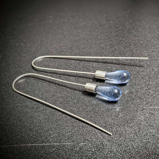 Droplet Earrings with Silver