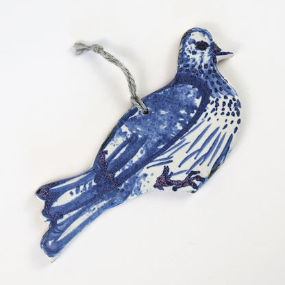 Pigeon Folk 'Perch' Ceramic Wall Hanging