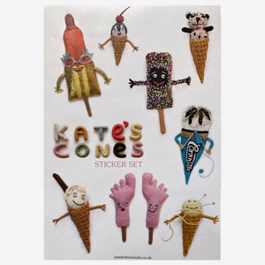 Kate's Cones Stickers