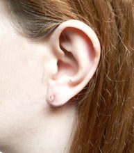 Load image into Gallery viewer, Pond Ripple Tiny Stud Earrings