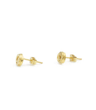 Load image into Gallery viewer, Pond Ripple Tiny Stud Earrings