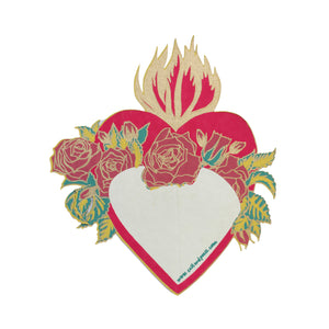 Flaming Heart Greeting Card