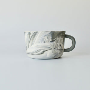 Large Cup Marble Grey