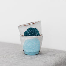 Load image into Gallery viewer, Splash Terracotta Espresso Cup in Cobalt