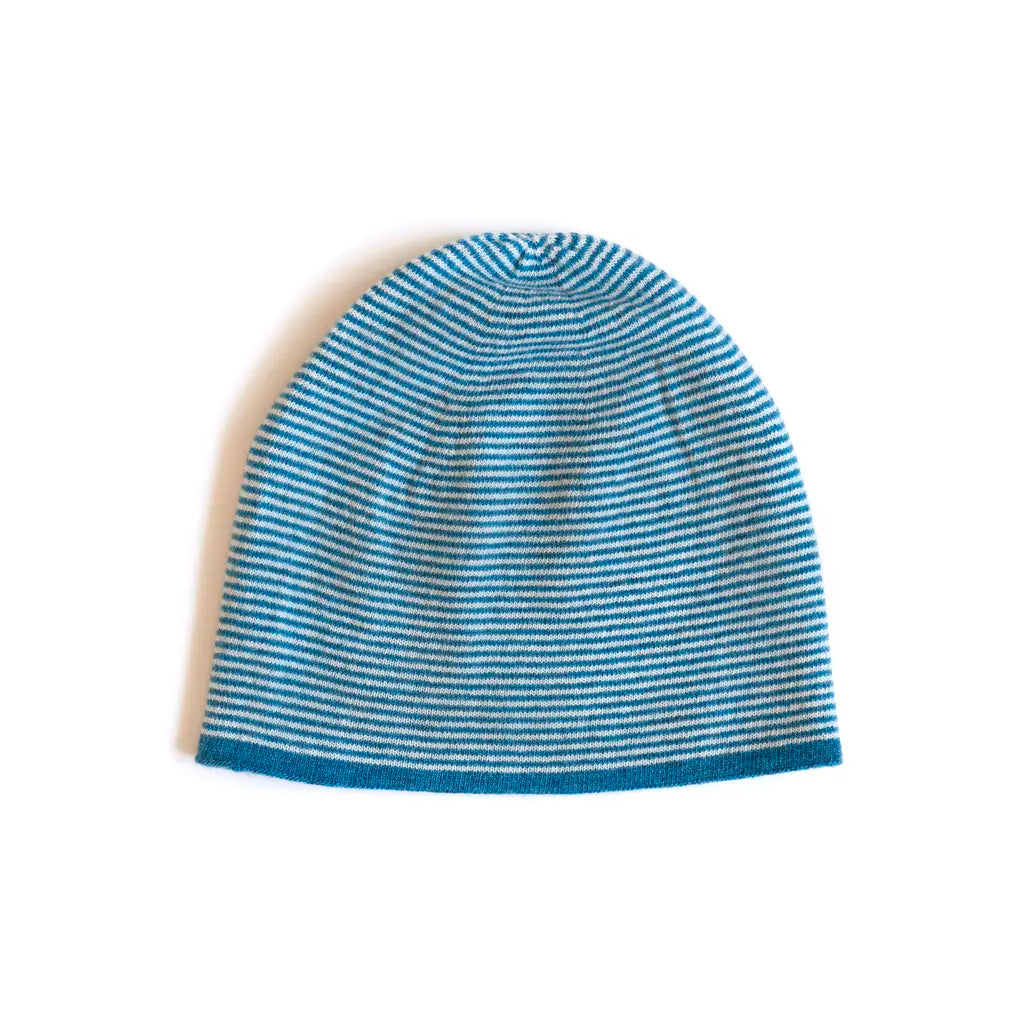 Cloud Double Layer Striped Hat