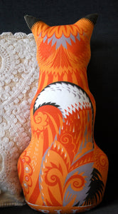 Felix the Fox Tea Towel / Cut and Sew Kit - A silkscreen design