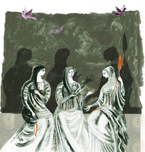 The Three Moirai - Print of an illustration