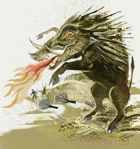 The Kalydonian Boar Print