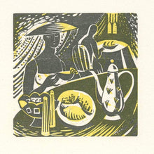 Load image into Gallery viewer, Lemon Tea - Woodcut Print