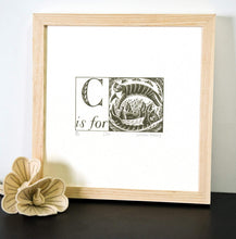 Load image into Gallery viewer, C is for Cat - Alphabet Silkscreen Print