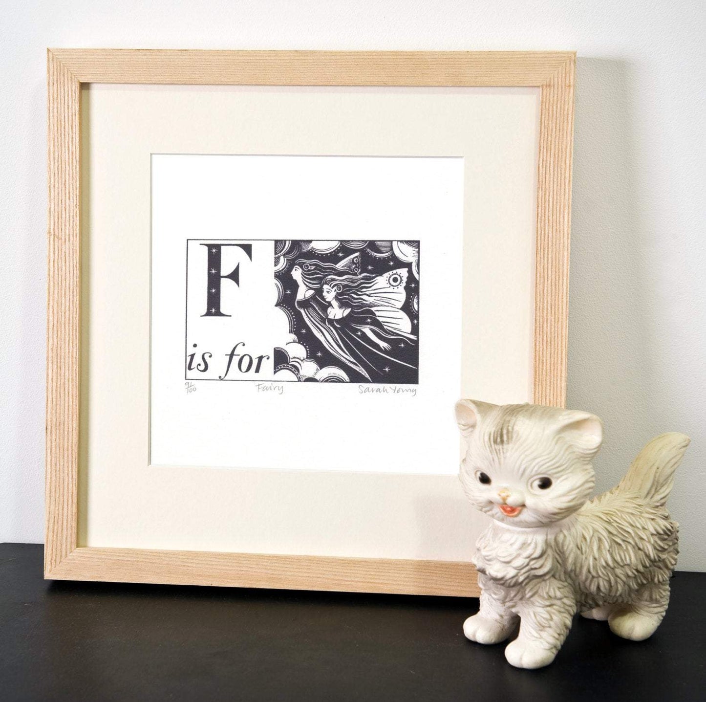 F is for Fairy - Alphabet Silkscreen Print