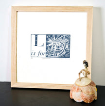 Load image into Gallery viewer, L is for Lighthouse - Alphabet Silkscreen Print