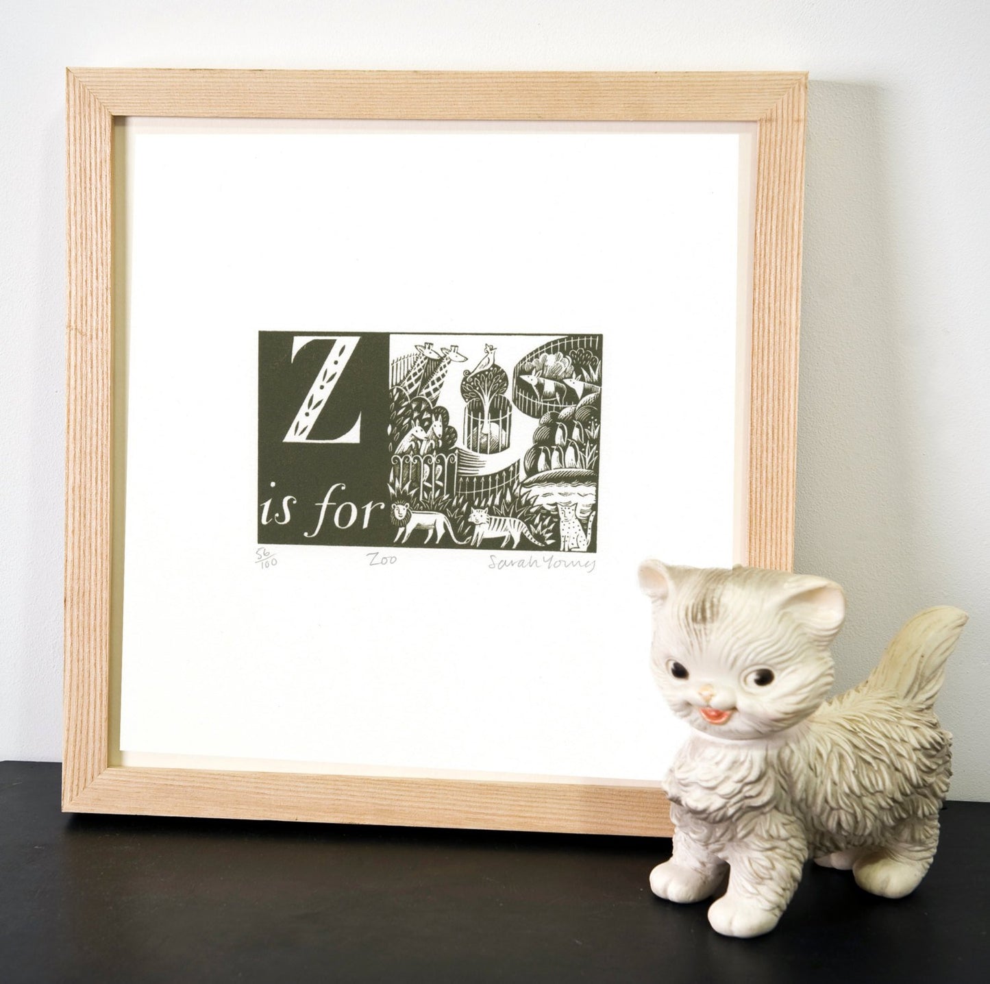Z is for Zoo - Alphabet Silkscreen Print