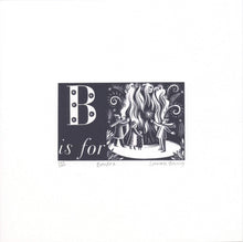 Load image into Gallery viewer, B is for Bonfire - Alphabet Silkscreen Print