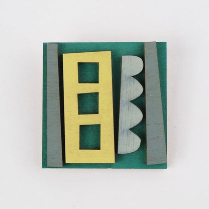 Collage Brooches