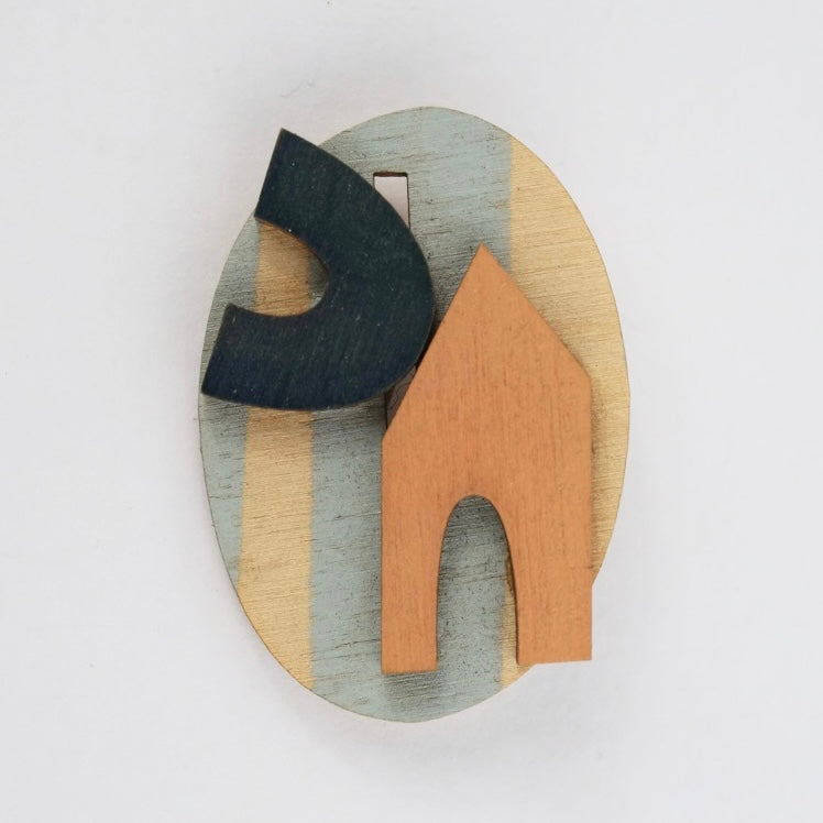 Collage Brooches