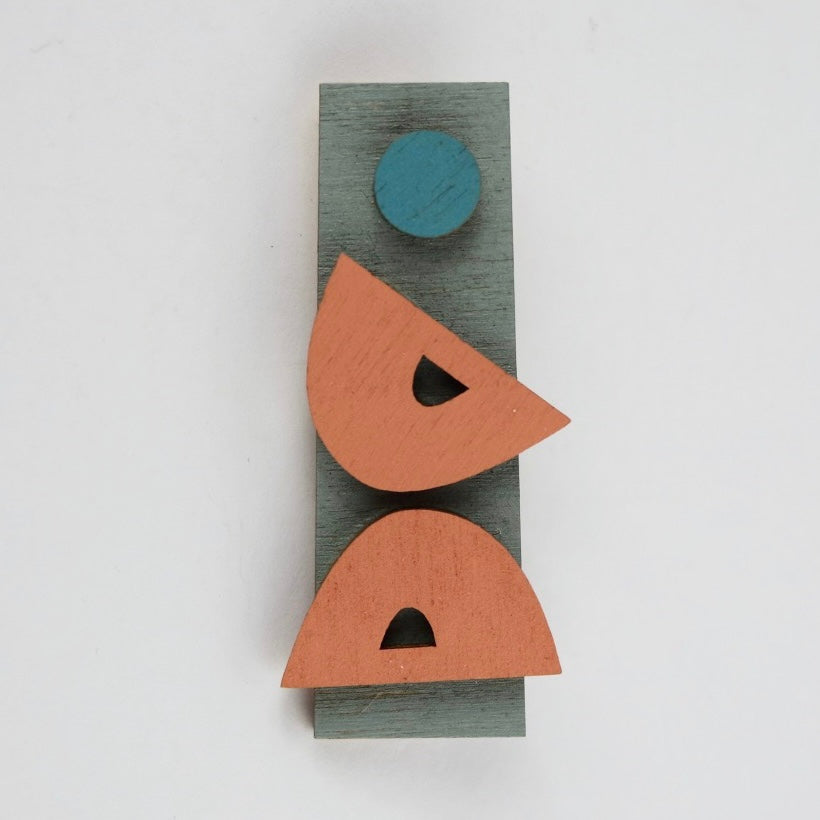 Collage Brooches