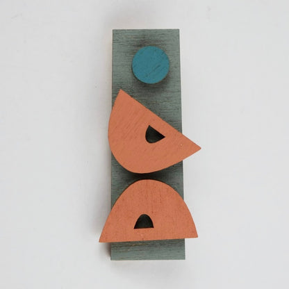 Collage Brooches