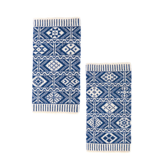 Landmark Design Wristwarmers in Blue